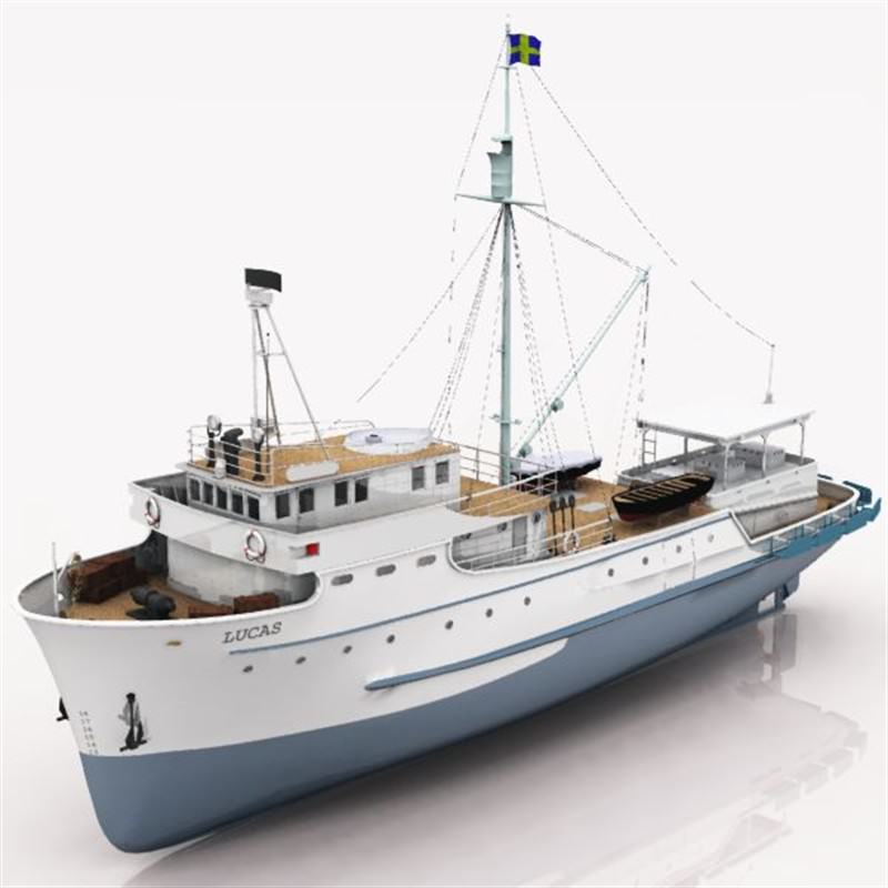 Tuna Clipper 3D Studio Max 3D model_2