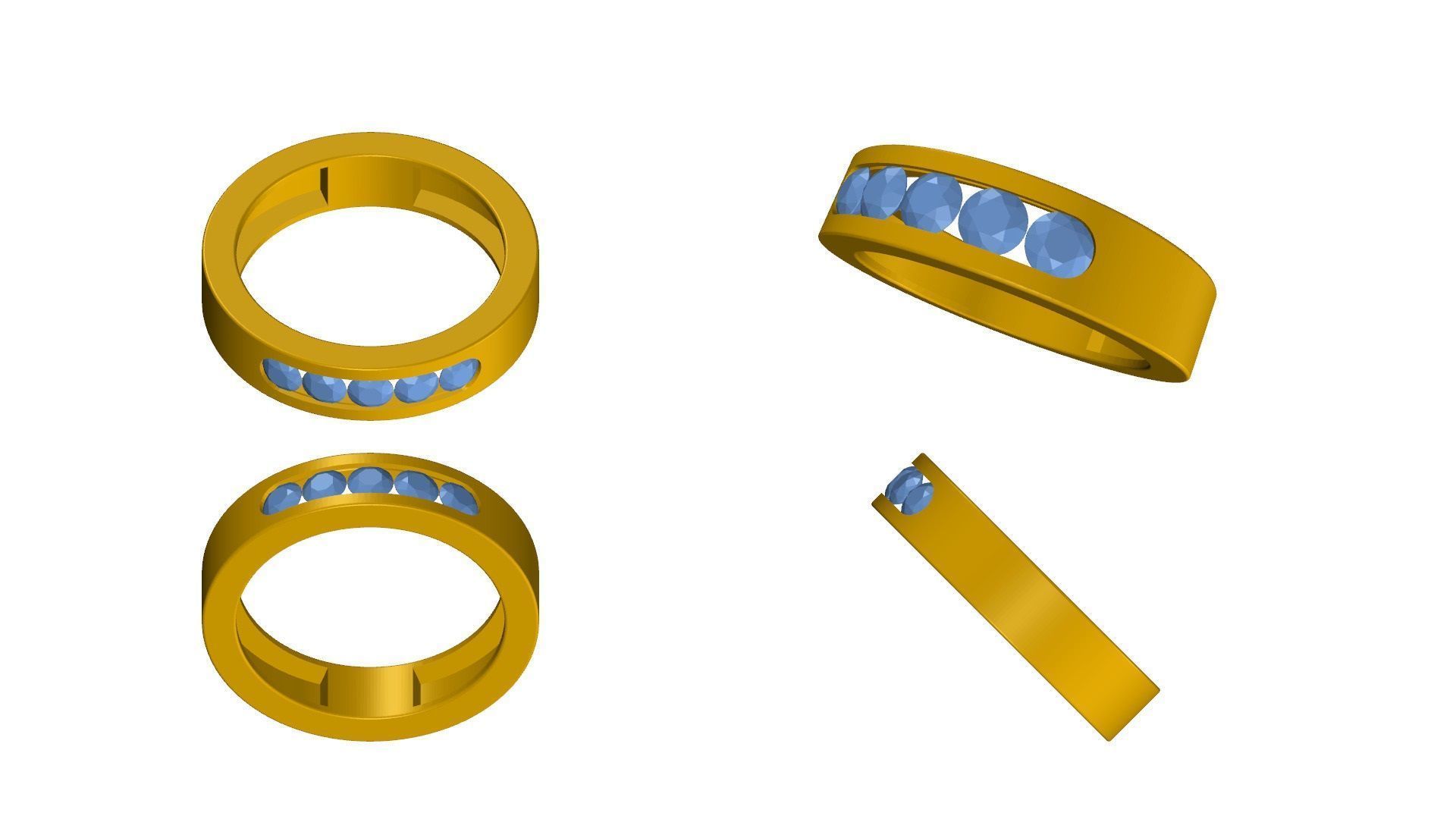 Ring 0017 3D Printable Model Free 3D print model_9