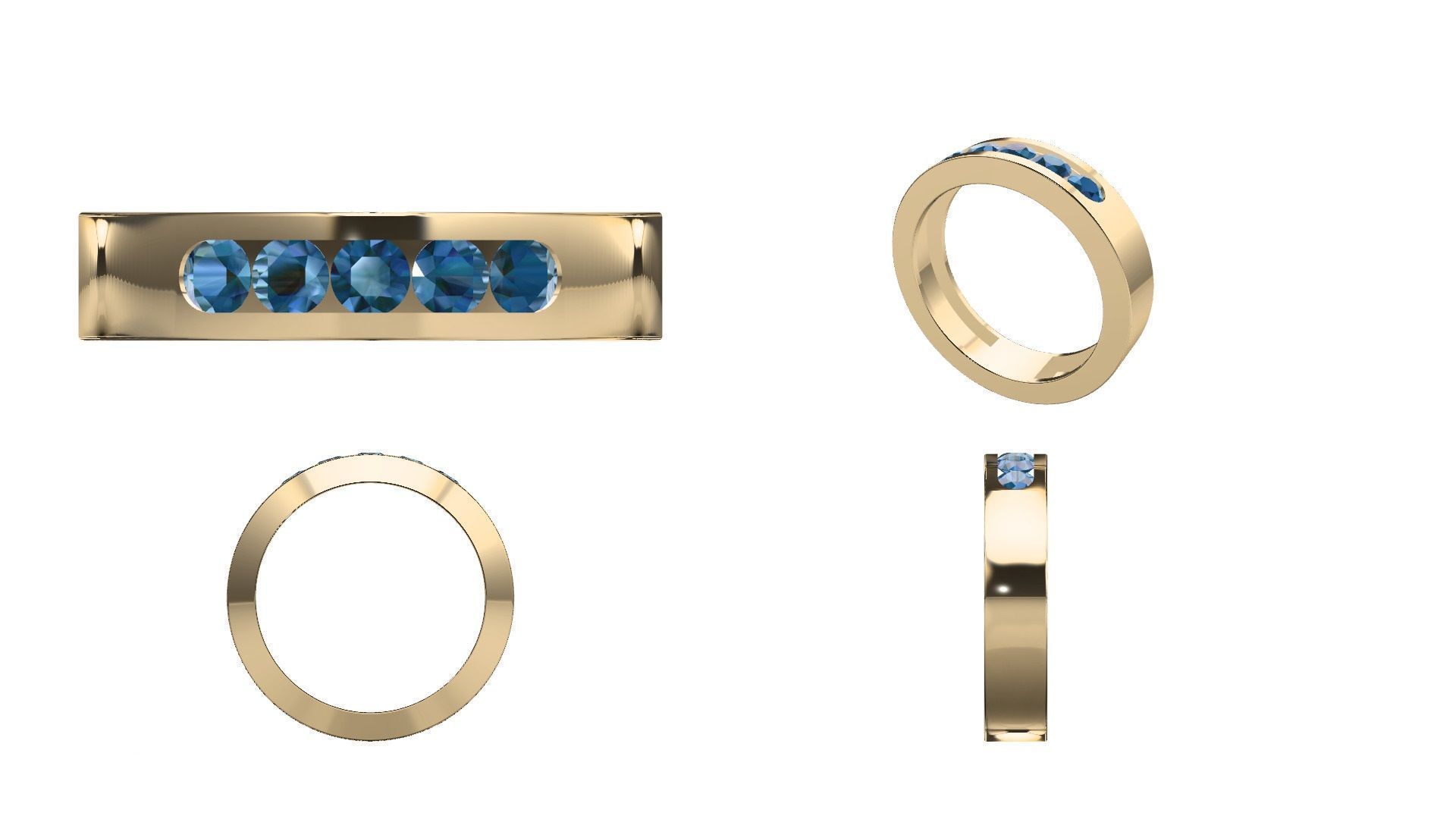 Ring 0017 3D Printable Model Free 3D print model_10