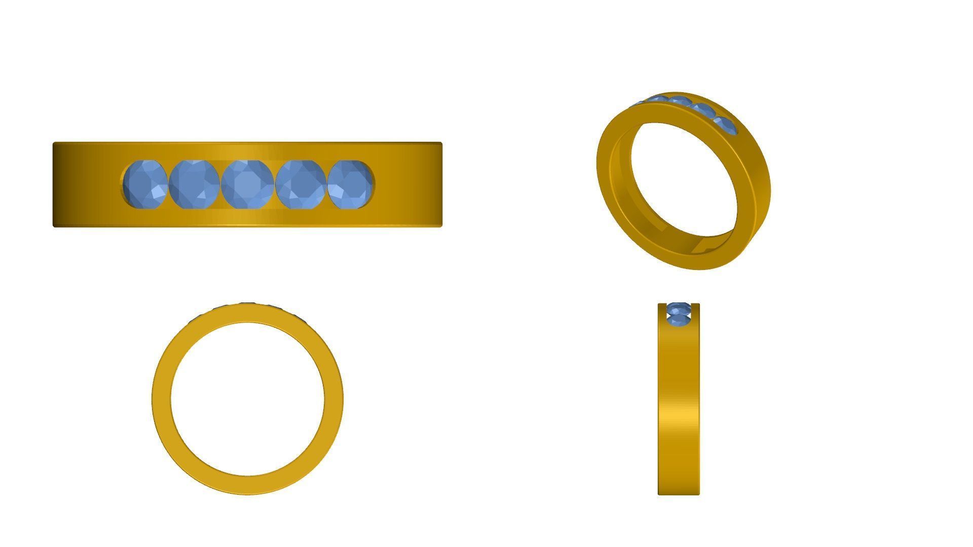 Ring 0017 3D Printable Model Free 3D print model_8