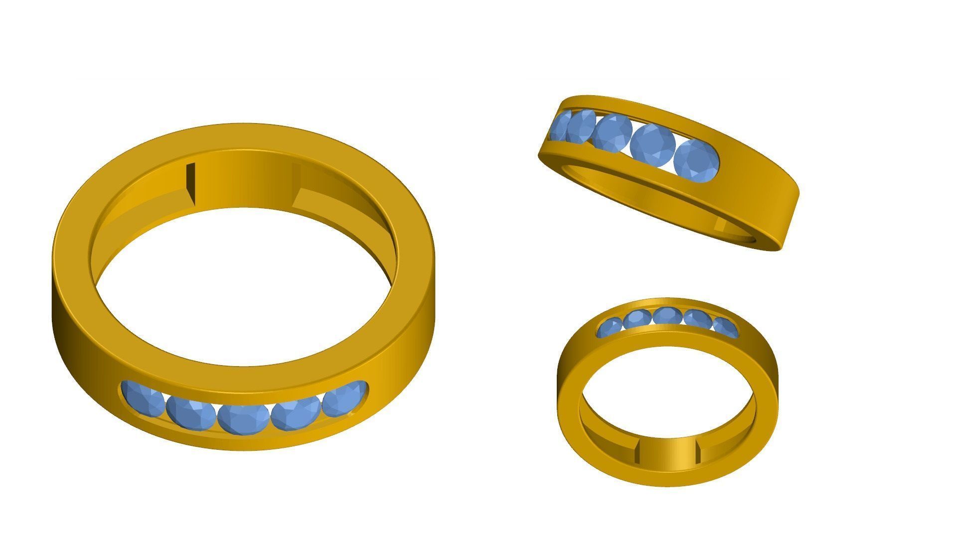 Ring 0017 3D Printable Model Free 3D print model_6