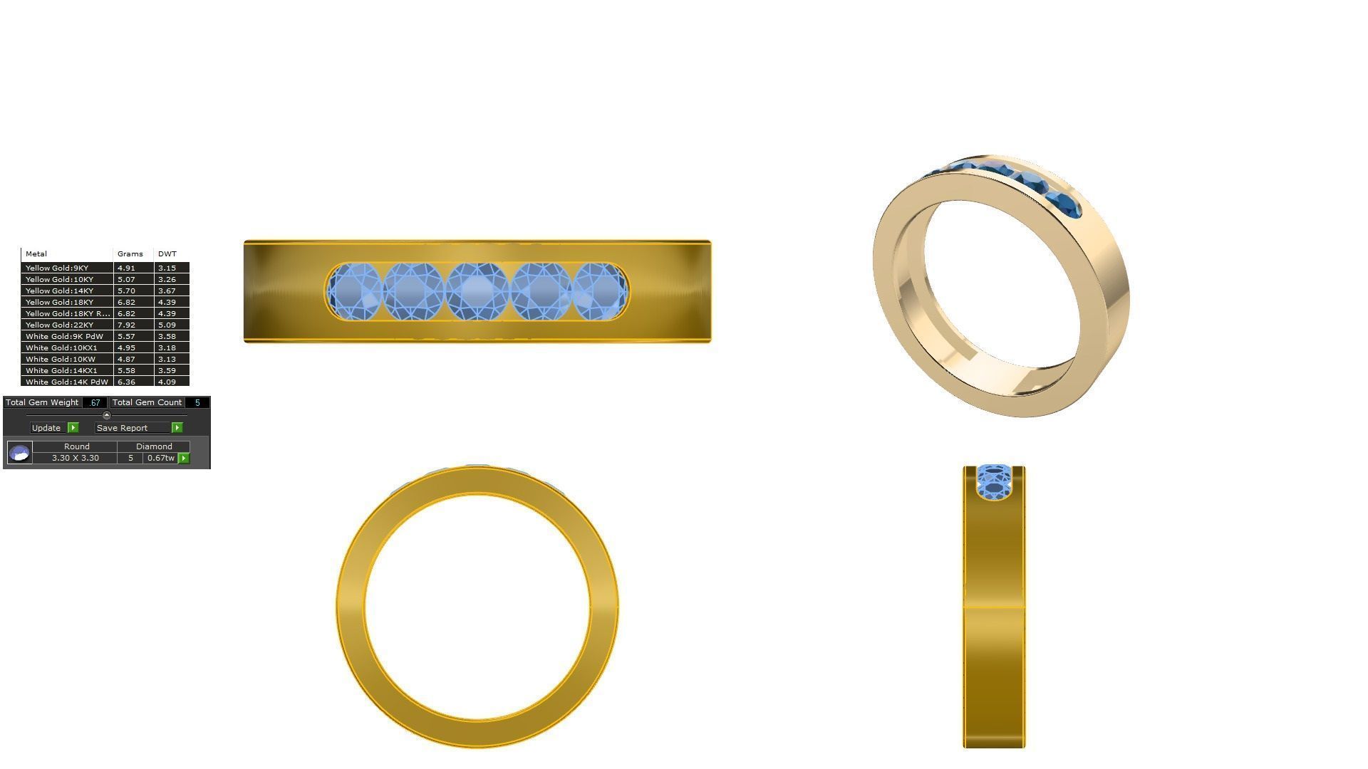 Ring 0017 3D Printable Model Free 3D print model_13