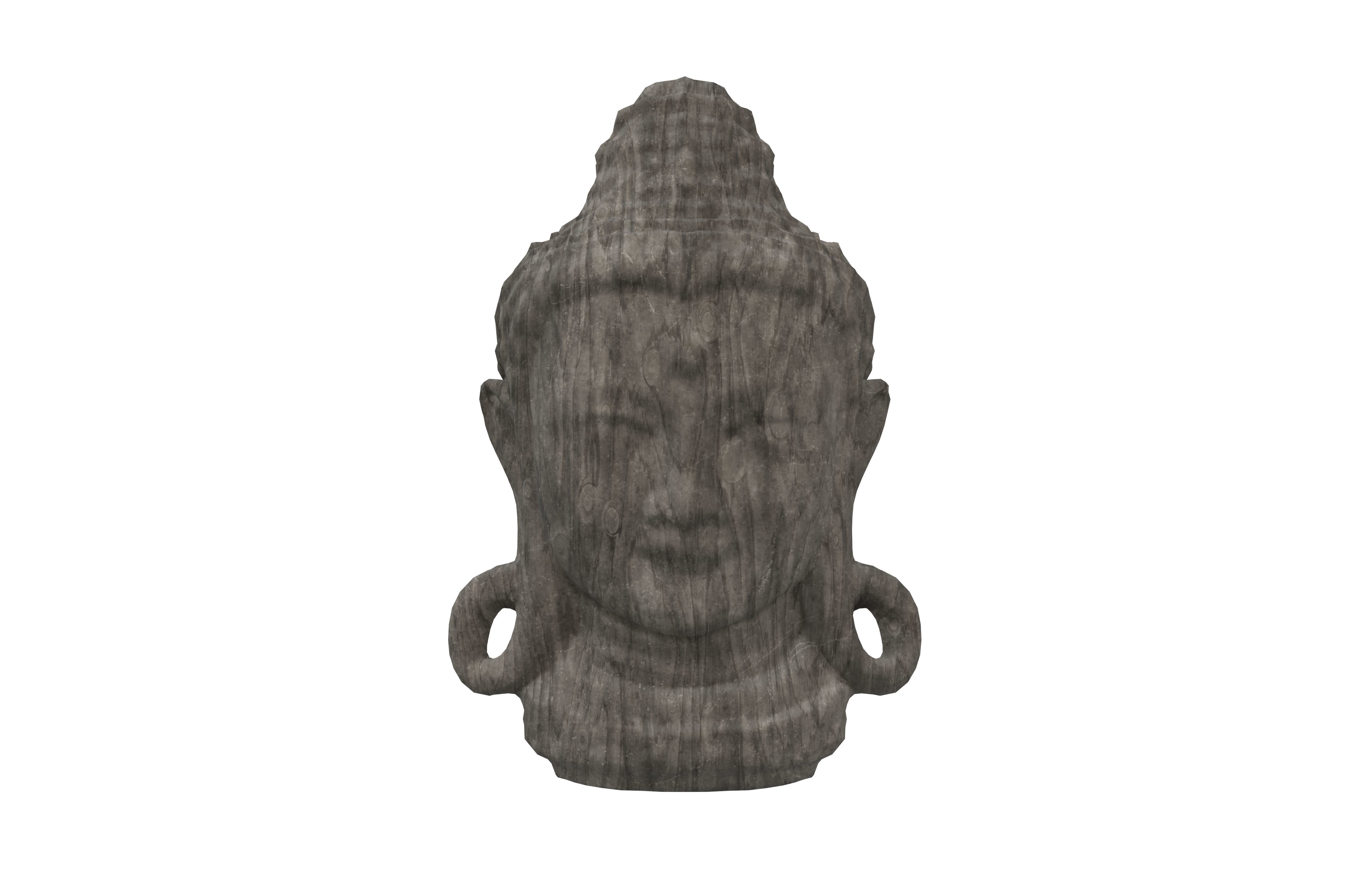 Bodhisattva Headn v1 002 Low-poly 3D model_1