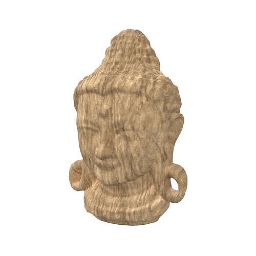 Bodhisattva Headn v1 003 Low-poly 3D model