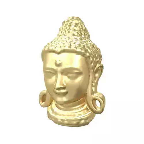 Bodhisattva Headn v1 004 Low-poly 3D model