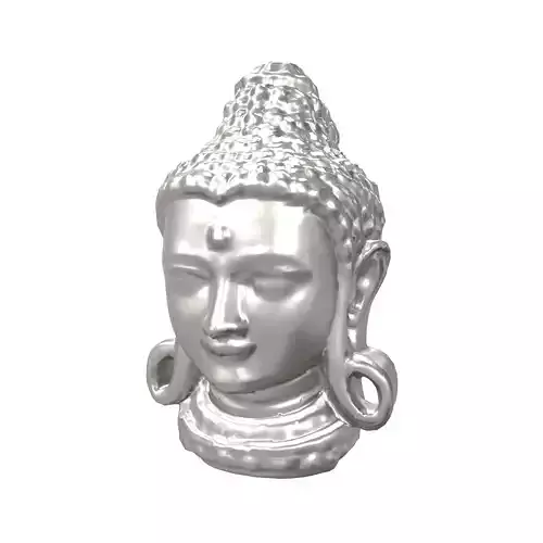 Bodhisattva Headn v1 005 Low-poly 3D model
