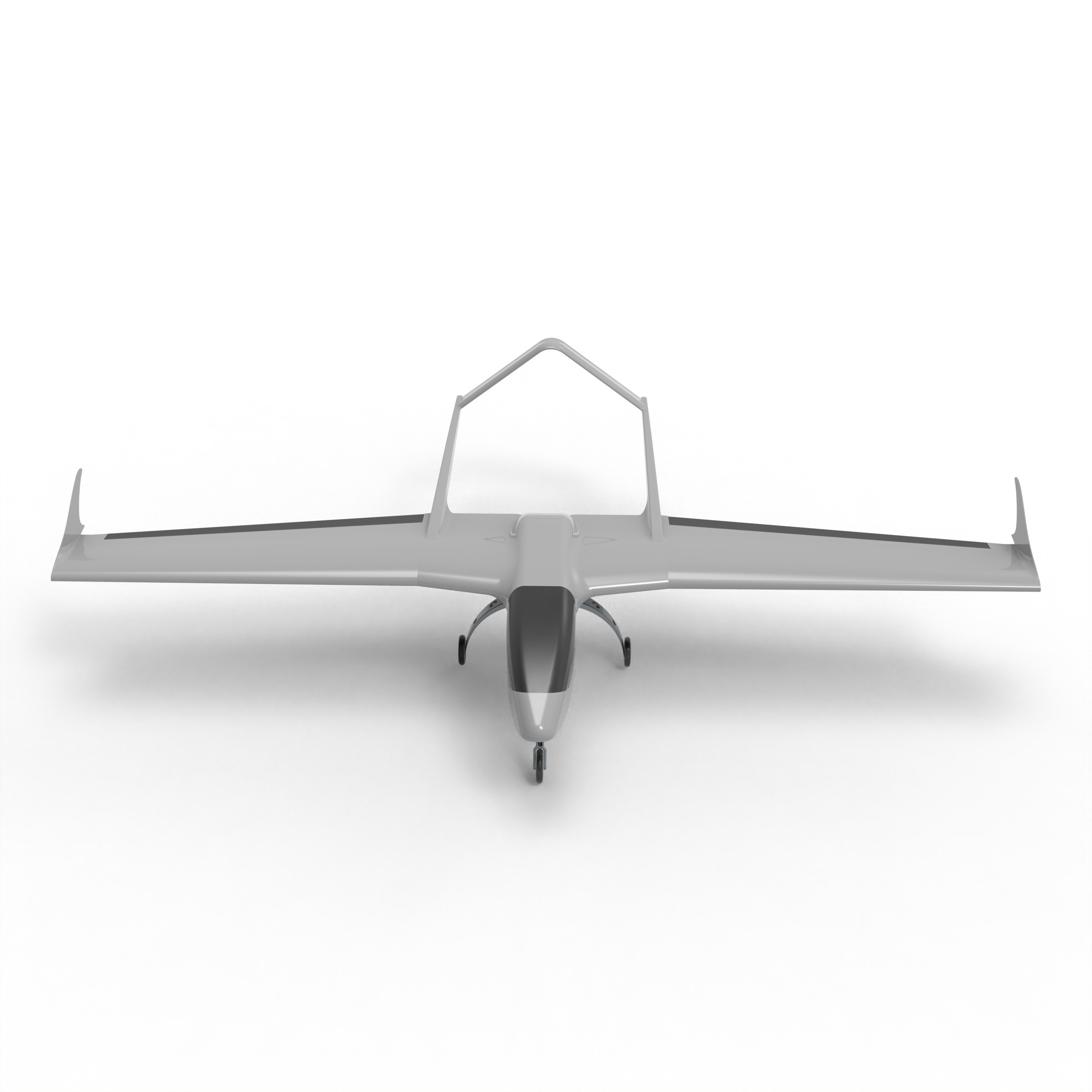 SPY UAV  Low-poly 3D model_3