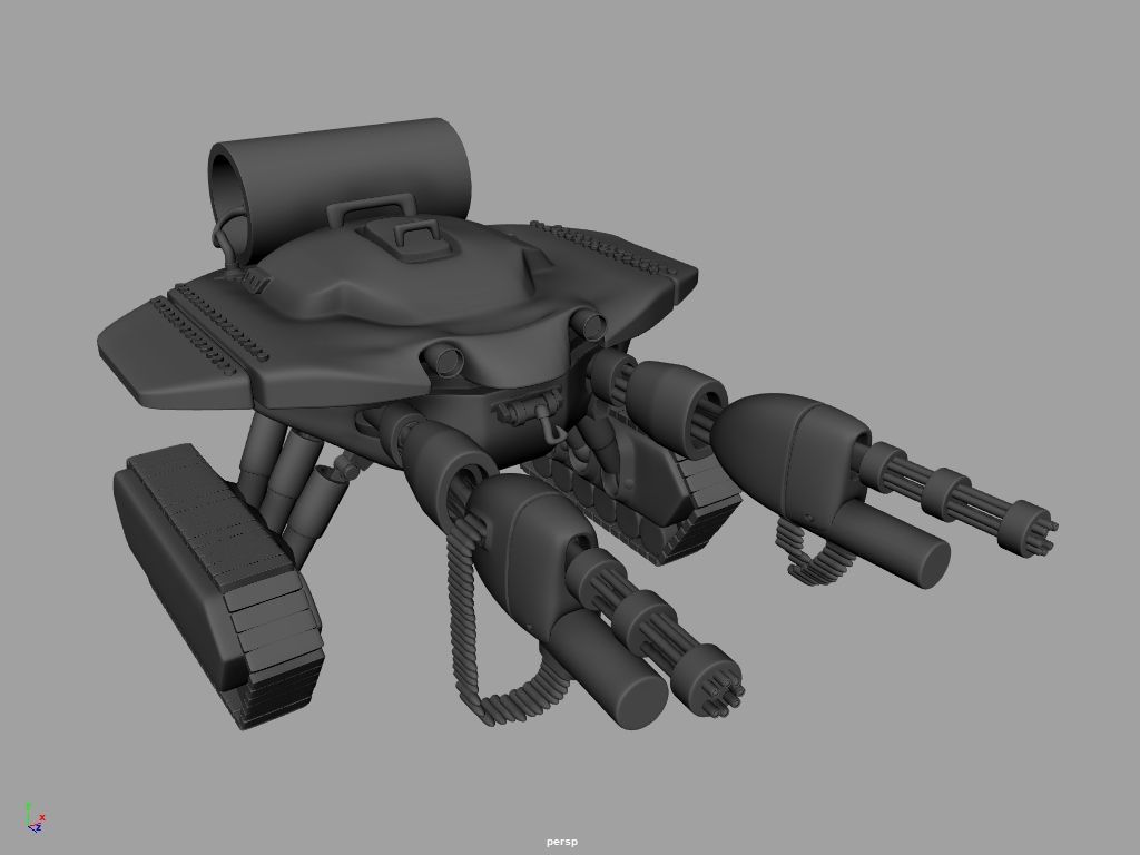 Crabot 3D Modelling Hard Surface 3D model_1