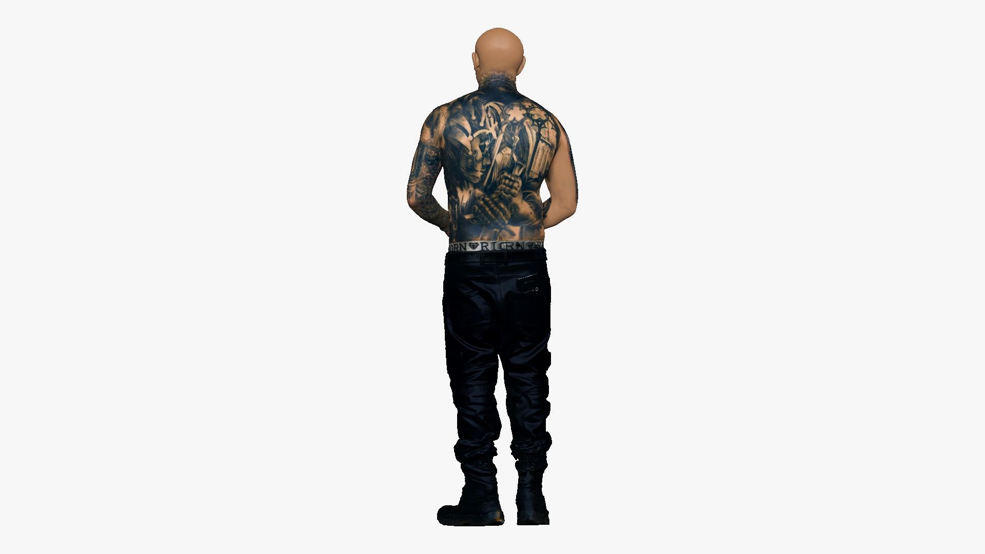 001533 Bald Badass 3D model_5