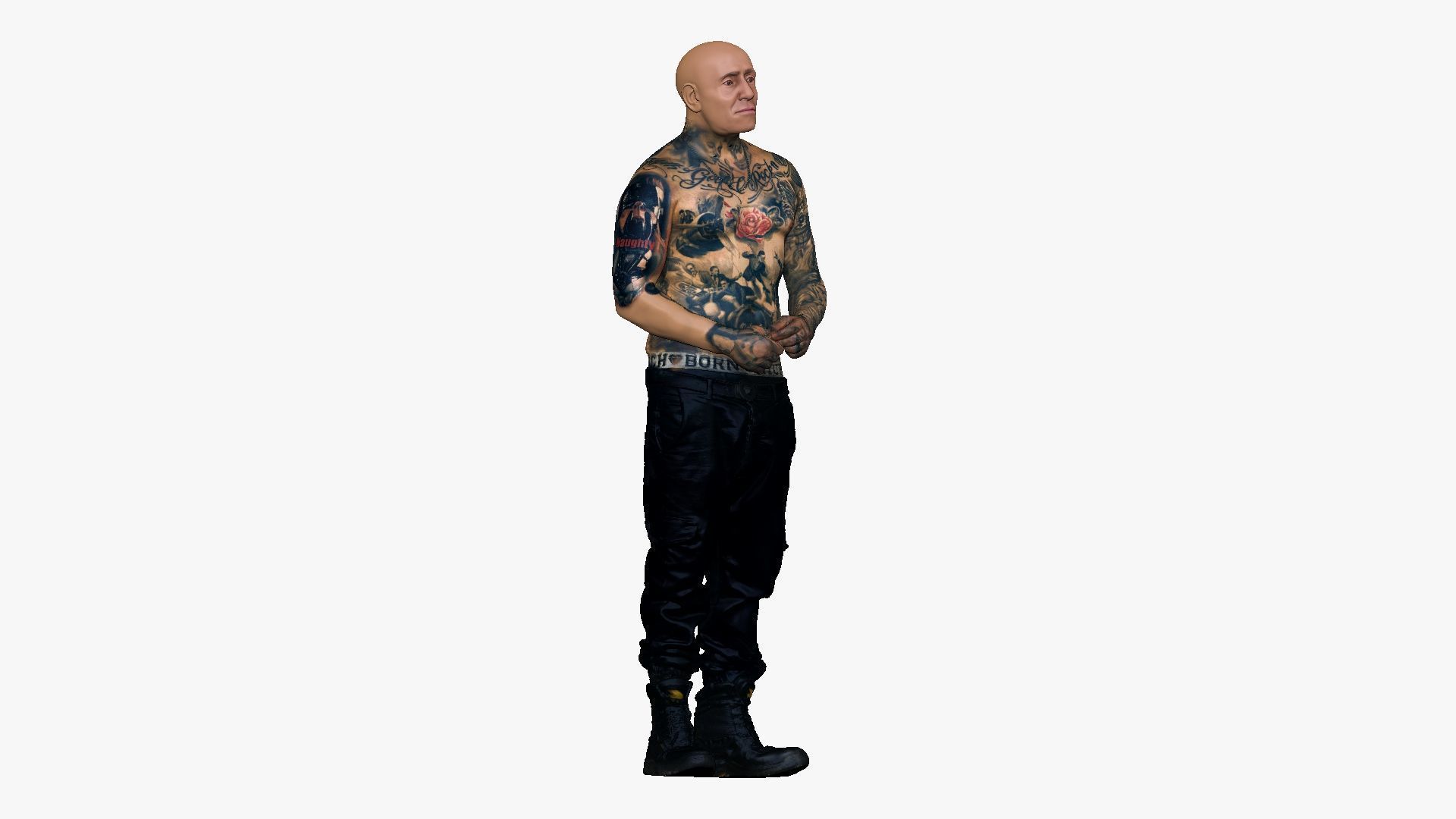 001533 Bald Badass 3D model_14