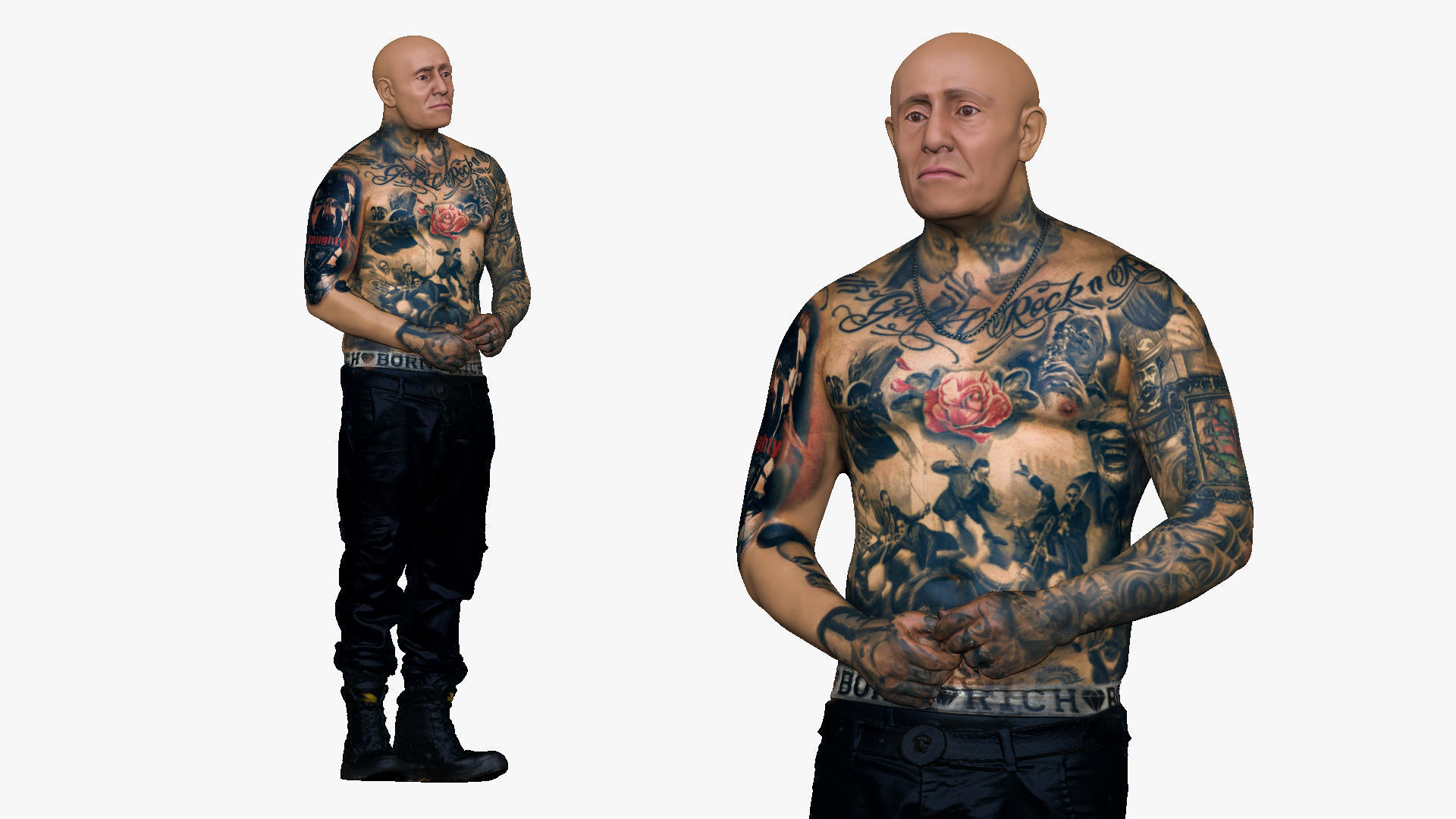 001533 Bald Badass 3D model_10