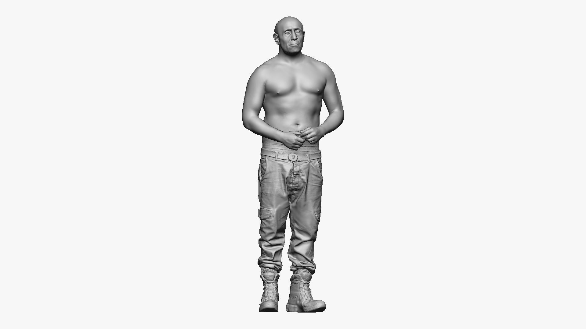 001533 Bald Badass 3D model_9