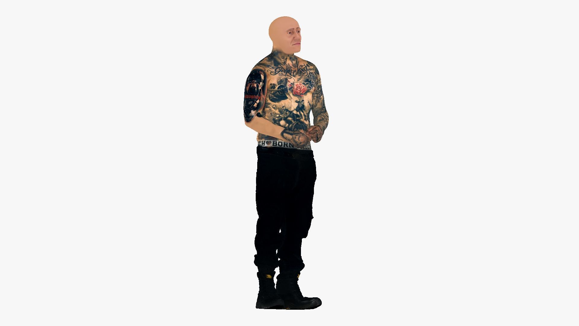 001533 Bald Badass 3D model_15