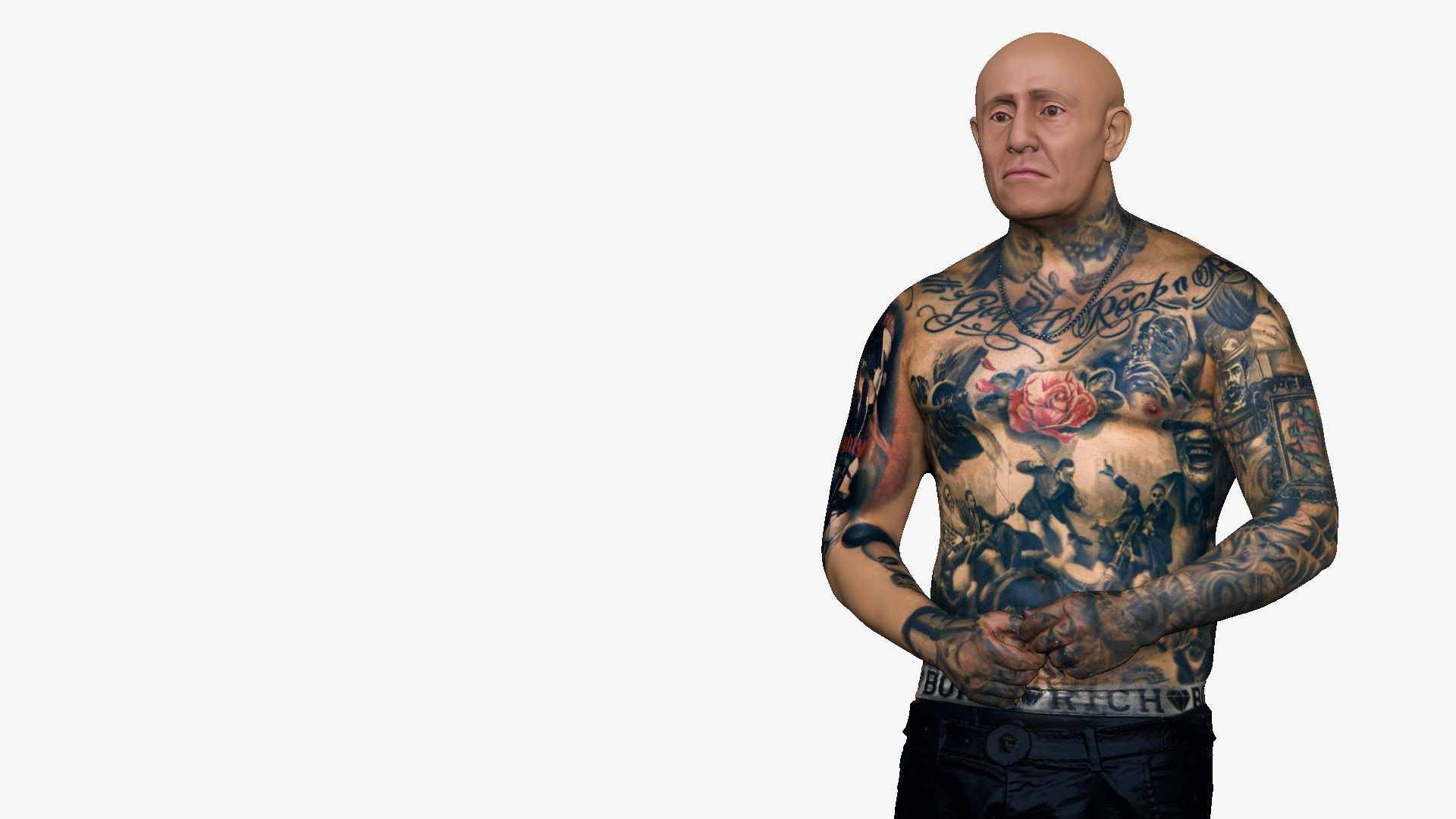 001533 Bald Badass 3D model_24