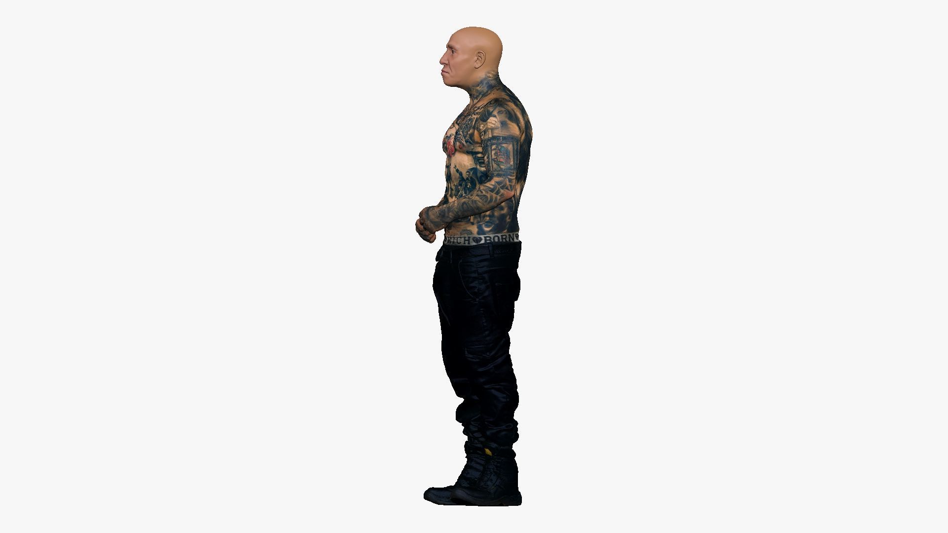 001533 Bald Badass 3D model_3