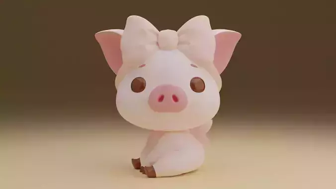 Cute pig