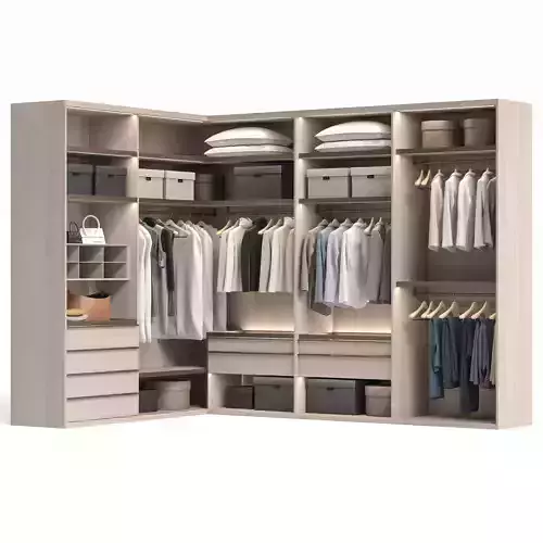Corner wardrobe