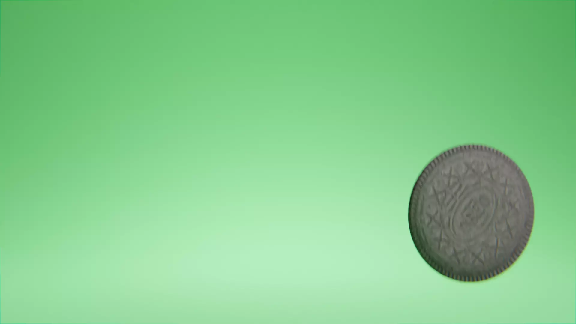 Oreo Biscuits Low-poly 3D model_0