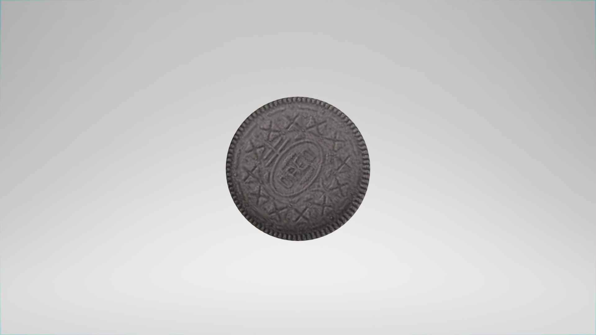 Oreo Biscuits Low-poly 3D model_9