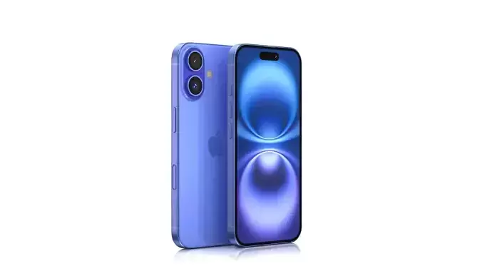 Apple iPhone 16 Low-poly 3D model