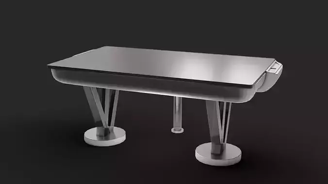 Futuristic Scifi Table Low-poly 3D model