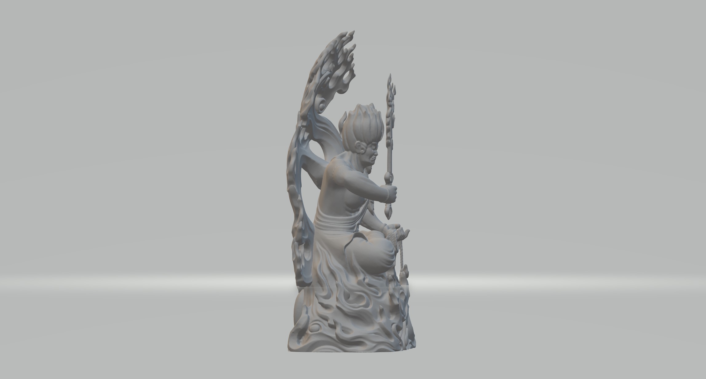 Buddha Statue of Acala 3D print model_3