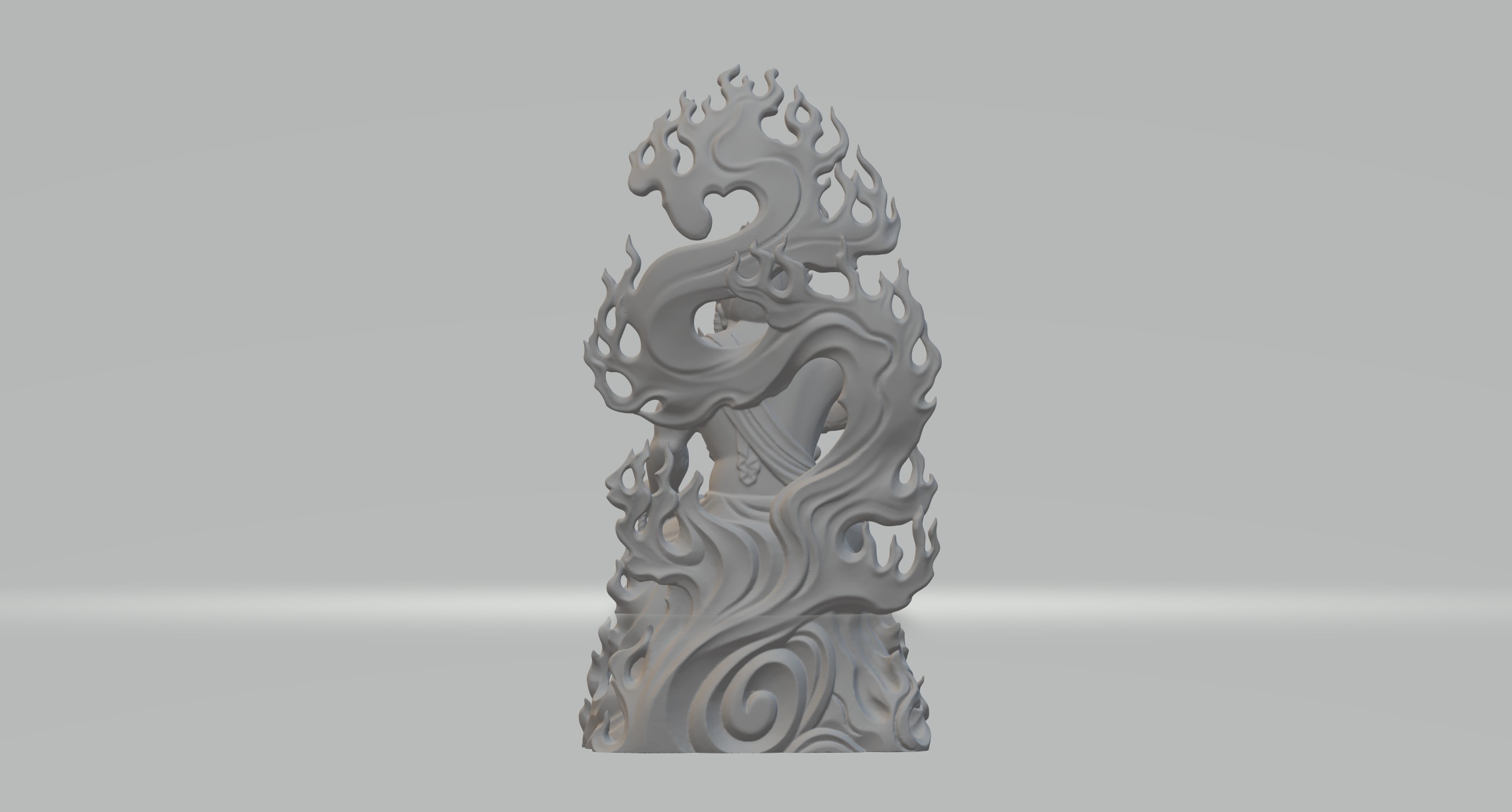 Buddha Statue of Acala 3D print model_2