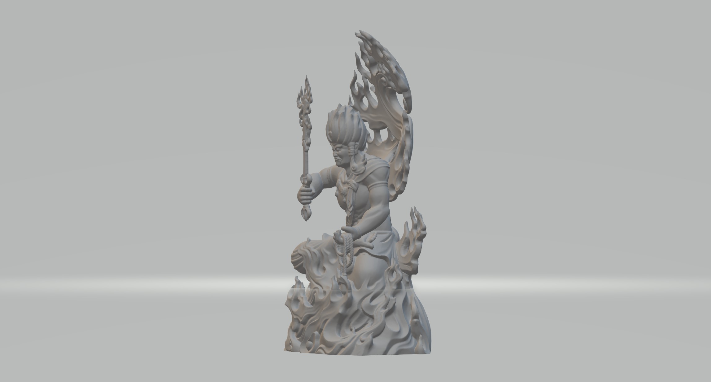 Buddha Statue of Acala 3D print model_1