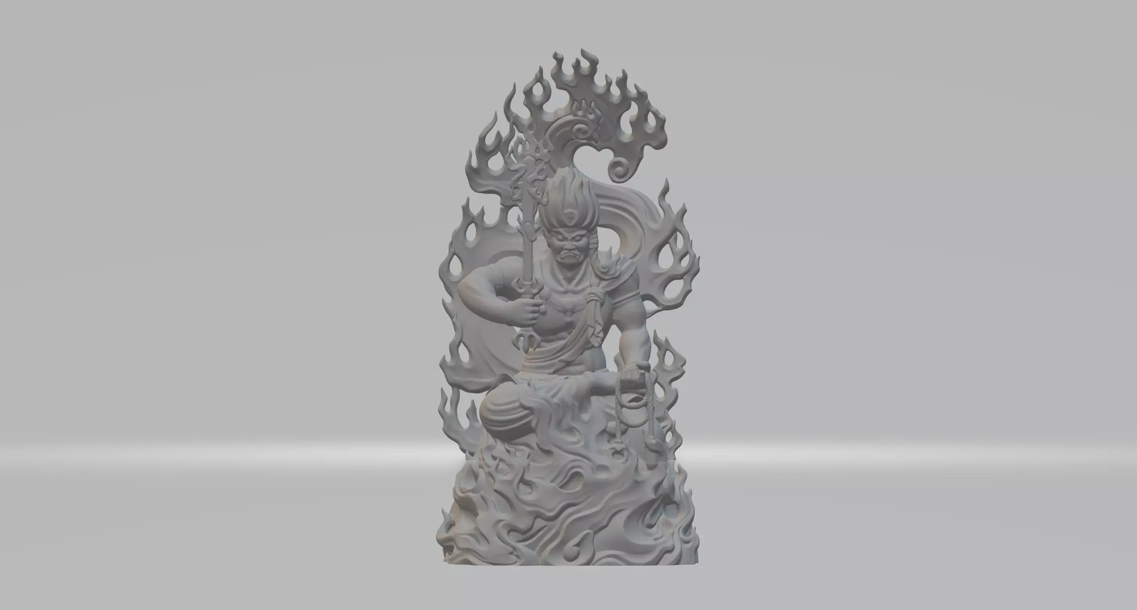 Buddha Statue of Acala 3D print model_0