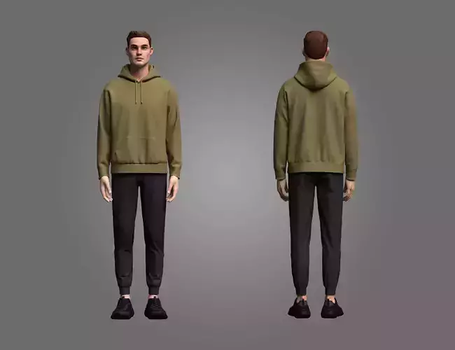 Male Hoodie Outfit 