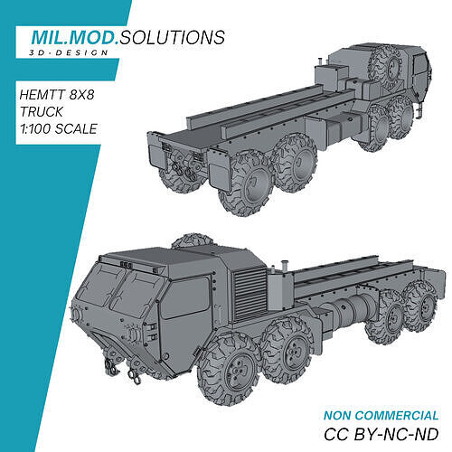 HEMTT 977 Truck USA 3D print model