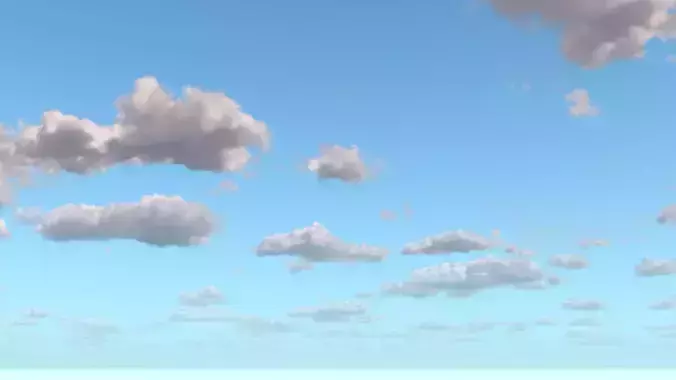 Clouds 3D model