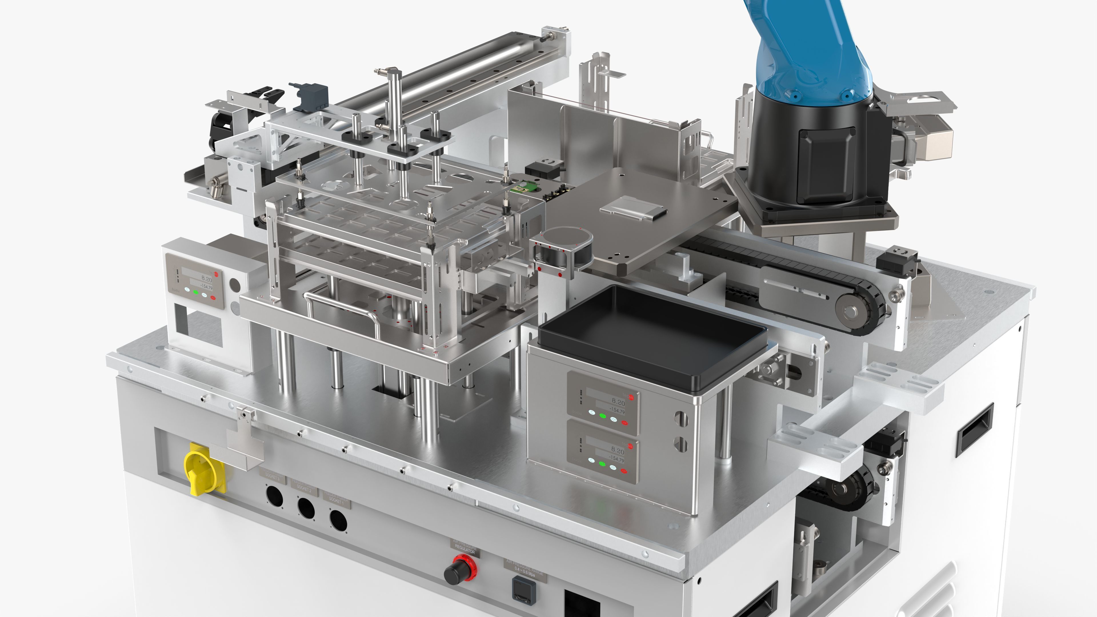 Automatic Connector Overall Assembly 3D model_20