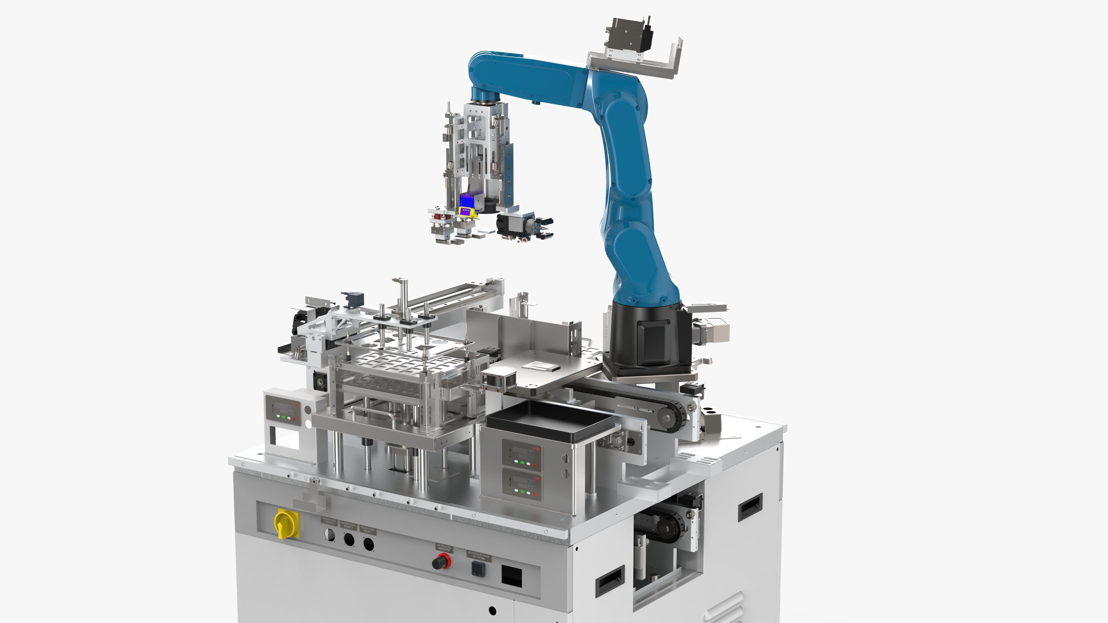 Automatic Connector Overall Assembly 3D model_13