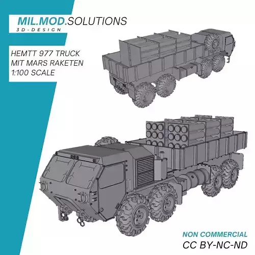 HEMTT M977 Truck mit MARS Raketen Bundeswehr