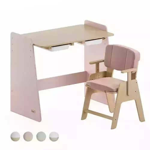 Natty Growing Desk and Euler Boori Chair