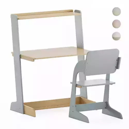 Oslo Growing Table and Natty Boori Chair