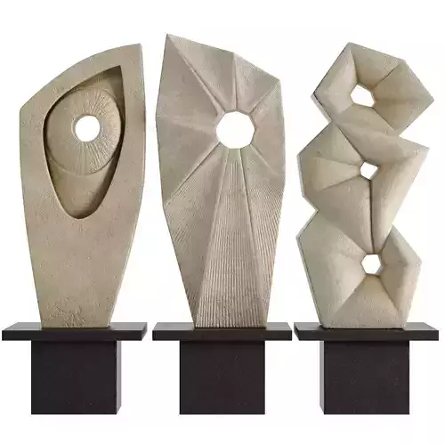 Abstract sculptures Set 02