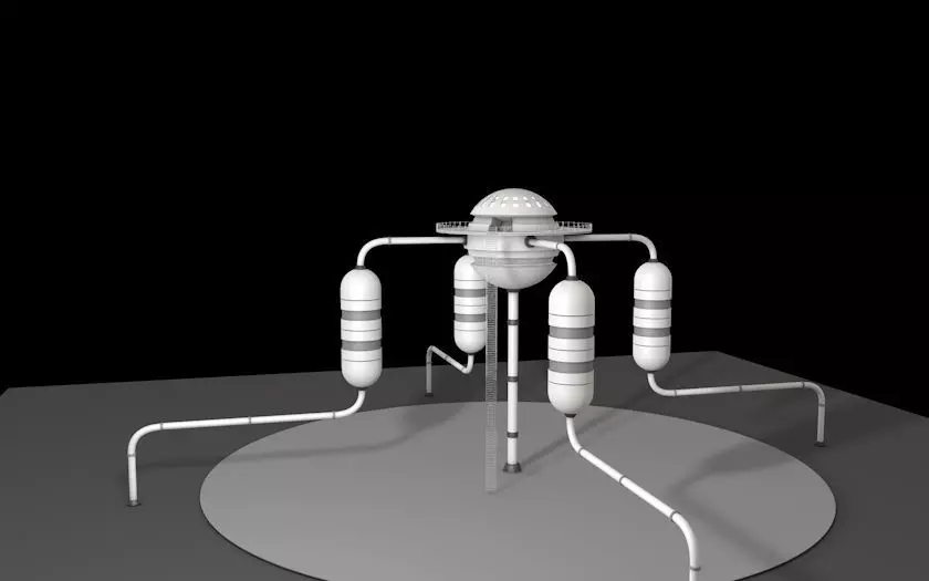 Sci Fi Structure 001 Free 3D model