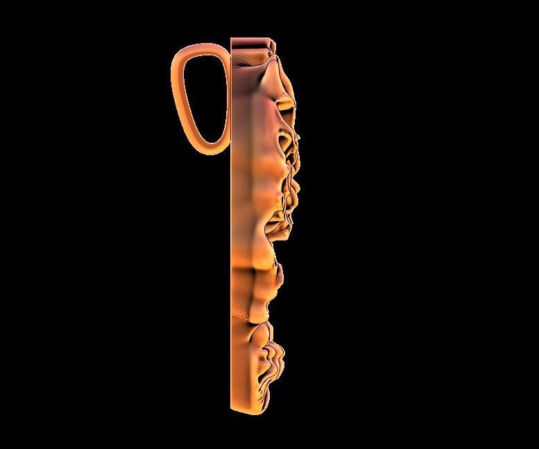 Skull Pendant 01 3D print model_10