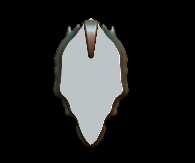 Skull Pendant 01 3D print model_20