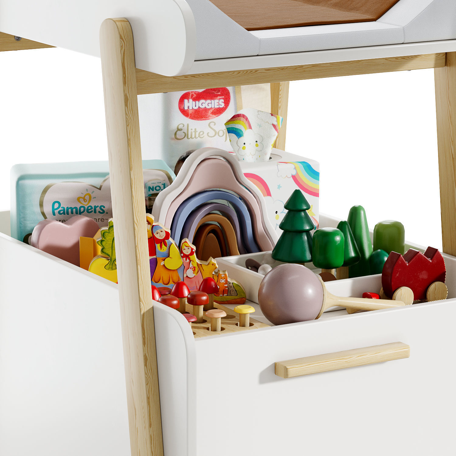 Changing table Oread Laredoute 3D model_3