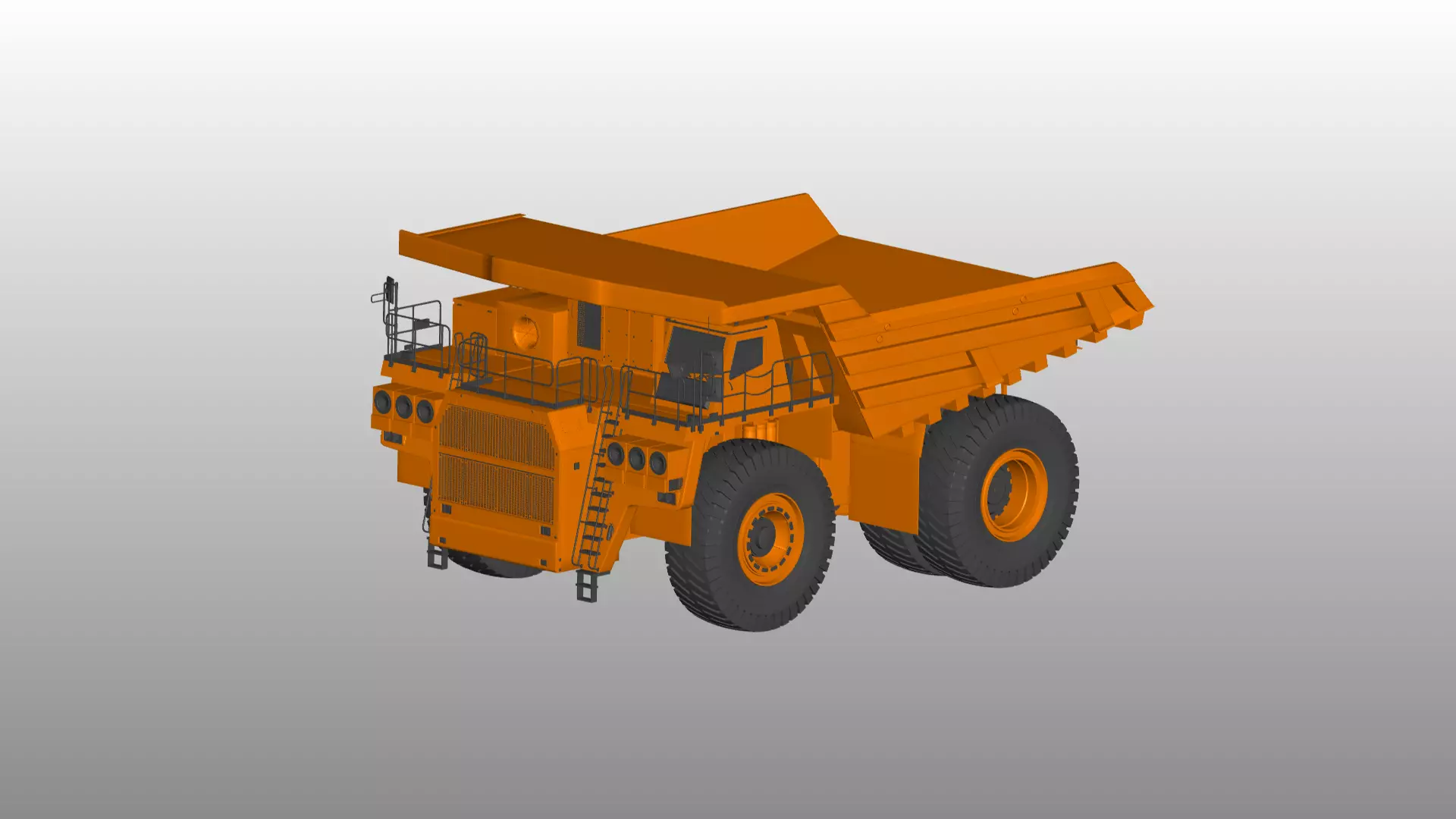 Dump Truck 3D model_0