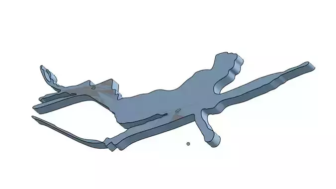 Spearfishing Silhouette