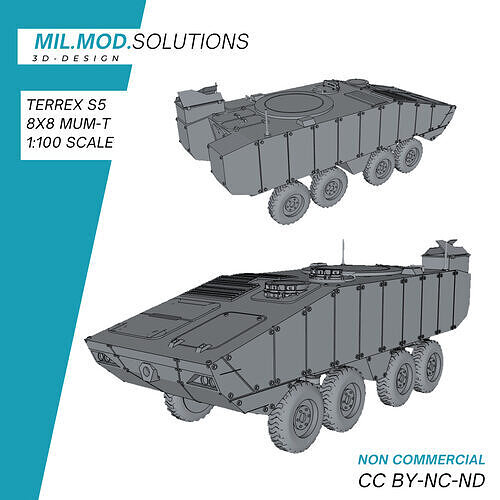 Terrex s5 8x8 3D print model