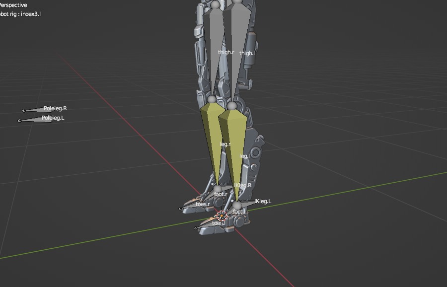 Gamerady robot with 6 color options Low-poly 3D model_45