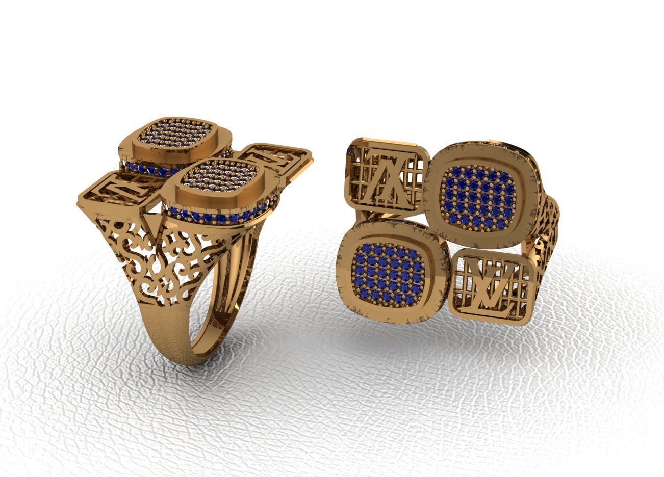 jewelry ring 3D print model_1