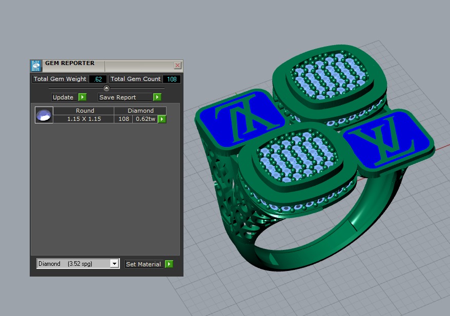 jewelry ring 3D print model_5