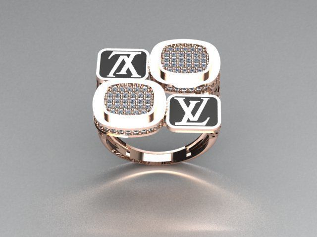 jewelry ring 3D print model_3