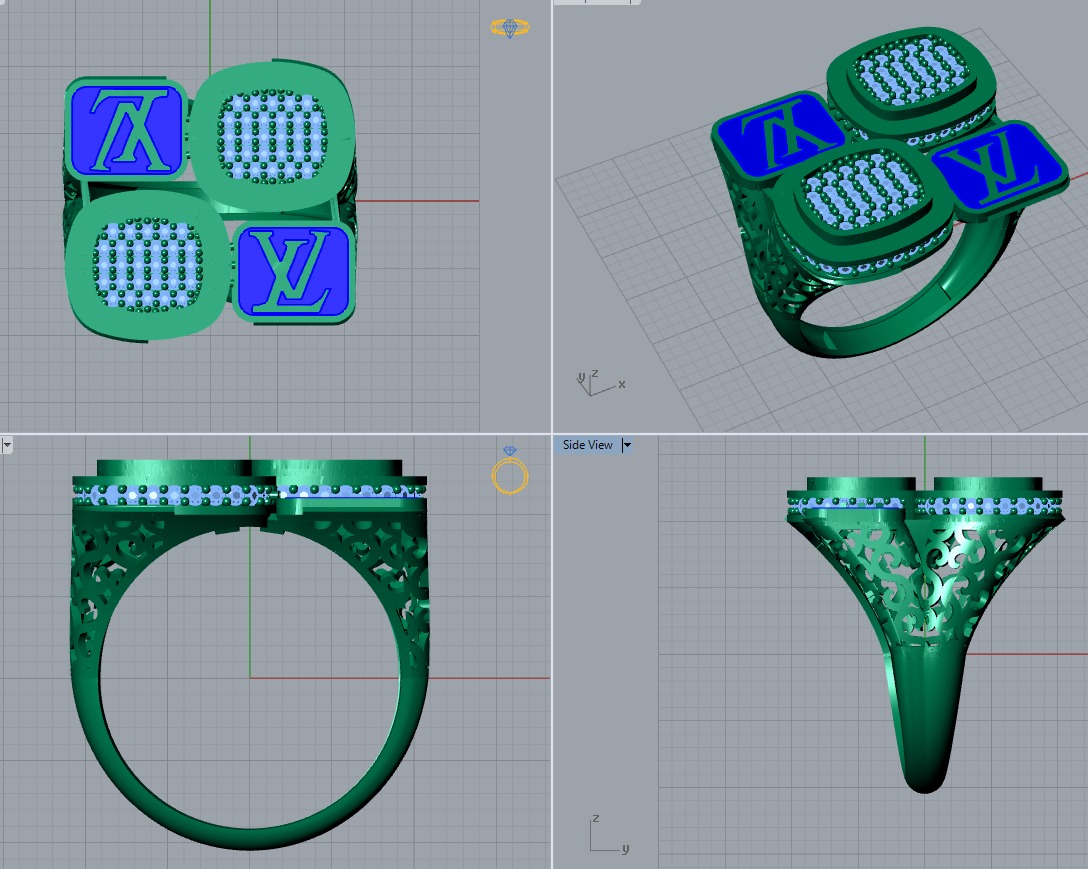 jewelry ring 3D print model_4